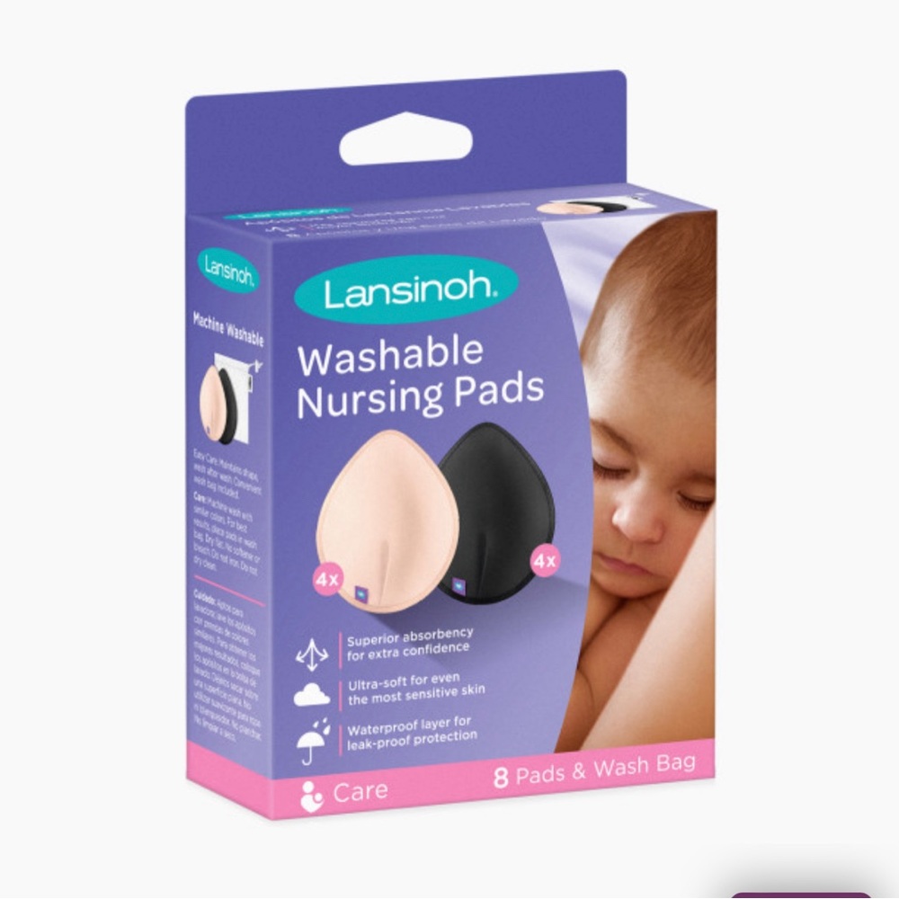 Washable nursing pads 4 pair